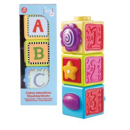 Tachan Cubos de Aprendizaje y Actividades Encajables Educativos con Colores Brillantes para +12 Meses Precio: 9.5000004. SKU: B1CFNENVMG