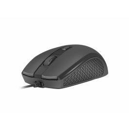NATEC Hoopoe 2 Ratón Oficina Ambidextro USB Óptico 1600 DPI Negro
