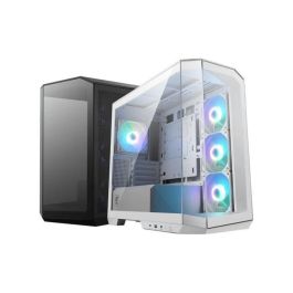 MSI 306-7G24R21-809 Caja MAG PANO M100R PZ Negra Micro Torre con ARGB, USB 3.2, USB-C y Audio. Admite placa Zero