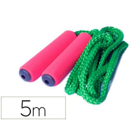 Amaya Cuerda de Entrenamiento en Polipropileno Trenzado con Mango Foam, 5 m, Mobiliario de Gimnasio Precio: 18.49999976. SKU: B1CFZVEGP3