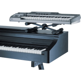 Quiklok Soporte Teclado QL322 Sobremesa Formato "X" Negro Altura Ajustable