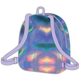 Cerdá Mochila Infantil Hello Kitty Kuromi Iridiscente Casual Morada 23.0 x 20.0 x 8.0 cm