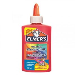 Elmer's 2109491 Pegamento Líquido en Botella Color Rosa Opaco 147 ml