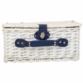 Cesta de Picnic Alexandra House Living Blanco Mimbre