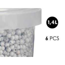 Bote Bolas Poliespan Gris Pincello 13.5x14x14.5 cm (6 Unidades) Bote Bolas Poliespan Gris Pincello 13.5x14x14.5 cm (6 Unidades)