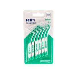 Kin Cepillo Interdental Micro 0.9 mm para limpieza de espacios reducidos, filamentos Tynex, mango angular, 6 unidades Precio: 4.88999962. SKU: S0596343