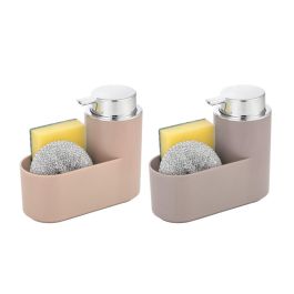 Dosificador Basicos DKD Home Decor Rosa Beige 7.5 x 15 x 17 cm (4 Unidades) Precio: 23.50000048. SKU: B12H6EQCGT