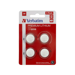Verbatim Pilas Litio 3V CR2016 4 Pack Precio: 1.49999949. SKU: B1BB535YNZ