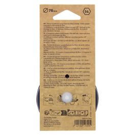 Precision Steel AUC1686615798325 Llave de Campana para Filtro de Aceite D76 - Llave para Filtros