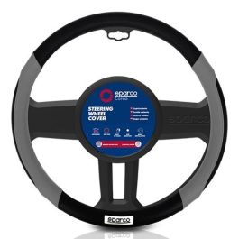 Sparco SPC1113GR Funda Volante Negro-Gris Sparco SPC1113GR Funda Volante Negro-Gris