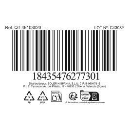Cacerola Hermes 20 cm acero inoxidable 3L - Inde (4 Unidades) Cacerola Hermes 20 cm acero inoxidable 3L - Inde (4 Unidades)