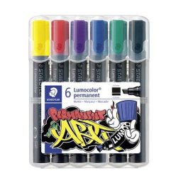 Rotulador Permanente Staedtler 350 Lumocolor Art Biselado (2-5 Mm Punta Biselada) Surtido Estuche De 6 Precio: 10.50000006. SKU: B1FCWPGHT5