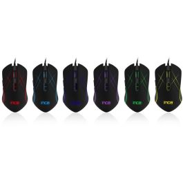 INCA IMG-GT12 - Ratón Gaming USB RGB 3200 DPI con 7 Botones