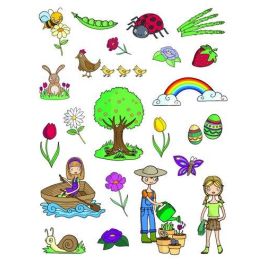 Gomets Apli Tematicos Bolsa 3H Removibles Primavera 66 Uds. (11614) (Set de 5) Precio: 9.5000004. SKU: B158QJPNFE