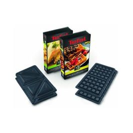 Tefal SW852D, Sandwichera y Gofrera Combinada, Negro y Acero Inoxidable, 700W