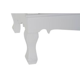 Mesa Centro Romantico DKD Home Decor Blanco 42 x 61 x 100 cm Mesa Centro Romantico DKD Home Decor Blanco 42 x 61 x 100 cm