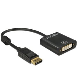 DELOCK 62601 Adaptador DisplayPort 1.2 Macho a DVI-I Hembra 4K 3840x2100 Negro Precio: 26.6442. SKU: B17MA7VCDT