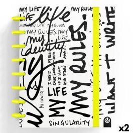 Cuaderno de Notas Carchivo INGENIOX EDIT MY LIFE Amarillo A5 80 Hojas (2 Unidades) Precio: 21.49999995. SKU: B15DHFZR84