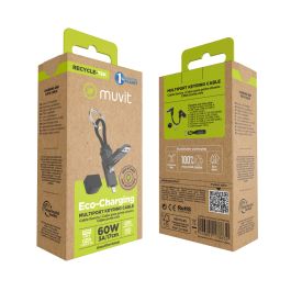 Cable USB Muvit MC278-A Negro