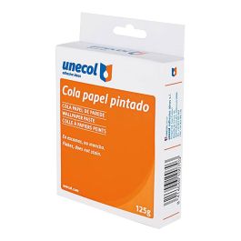 Unecol Cola universal para papel pintado 125g - Adhesivo celulósico, alta calidad, soluble en agua fría, apto para todo tipo de papeles