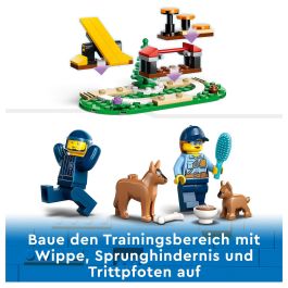 LEGO City Entrenamiento Móvil para Perros Policía, Juego Construcción 197 Piezas, Edad 5+