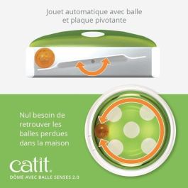Cat It Juguete para gatos Senses 2.0 Ball Dome autoactivable, con placa giratoria de pelota, estimula el instinto de caza, seguro y sin BPA. Cat It Juguete para gatos Senses 2.0 Ball Dome autoactivable, con placa giratoria de pelota, estimula el instinto de caza, seguro y sin BPA.