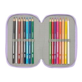 Plumier Triple Frozen Spirit Lila 12,5 x 19,5 x 5,5 cm 37 Piezas