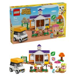 Lego Animal Crossing 77052 Kéké en la Plaza Juguete para Construir con Cafetería