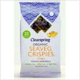 Clearspring Alga Nori Con Jengibre Snack 4Gr Horneada Vegana Sin Gluten Precio: 2.4999997. SKU: B1EAFDCSP9