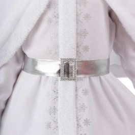Disfraz monada blanca navidad vestido con enaguas y cubrehombros con capucha talla 3-4 y Disfraz monada blanca navidad vestido con enaguas y cubrehombros con capucha talla 3-4 y