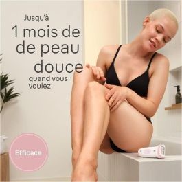 Braun BRA1709422731596 Depiladora eléctrica Silk-épil 7 7-030 para depilación fácil, piel suave y duradera Blanco y Rosa