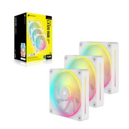 Corsair CO-9051030-WW iCUE LINK LX120 RGB Ventilador para Carcasa de Ordenador 12 cm Blanco 3 Piezas