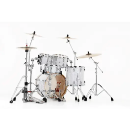 Pearl Batería Profesional 2014Bx/1007T/1208T/1414F - Cascos de Arce Maple White Marine Pearl