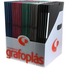 Grafoplás Carpeta con Gomas Poligraf 3 Solapas Folio PP Opaco Expositor 50 Ud. Ref. 00048000 Precio: 64.49999985. SKU: B1AQ4LLLJN