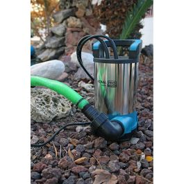 Koma Tools BAL-500 Bomba Sumergible Drenaje Aguas Limpias 500W Flotador Auto. Caudal 10000 L/h Altura 8m Inmersión 7m Inox 5mm