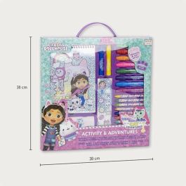 Conjunto de papelería coloreable la casa de gabby 30.0 x 30.0 x 2.5 cm