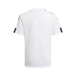 Camiseta de Fútbol de Manga Corta para Niños Adidas Squad 21 Blanco S