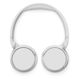 Philips TAH4209WT/00 Auriculares Inalámbricos Diadema con Micrófono Bluetooth 5.3, 55h Batería, Dynamic Bass, Plegables, Blancos