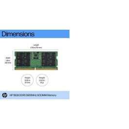 HP 16GB DDR5 5600 SODIMM Memory HP 16GB DDR5 5600 SODIMM Memory