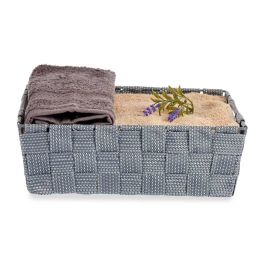 Cesta de Tela Rectangular Kipit 23 cm Gris - 27x8x23 cm, 3 L (48 Unidades) Cesta de Tela Rectangular Kipit 23 cm Gris - 27x8x23 cm, 3 L (48 Unidades)