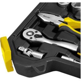 Fieldmann FDG 5002-54R Juego de Herramientas de 54 Piezas con Vasos de 3/8 Pulgadas y Maletín de Transporte