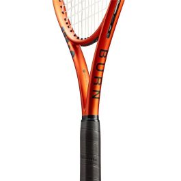 Raqueta de Tenis Wilson Burn 100 V5.0 Naranja Oscuro