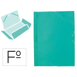 Carpeta Liderpapel Gomas Plastico Folio Solapas Color Verde Precio: 8.49999953. SKU: B167B97DNC