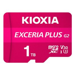 Kioxia LMPL2M001TG2 Tarjeta Memoria MicroSDXC 1 TB UHS-I Clase 10 V30 Lectura 100MB/s Escritura 90MB/s