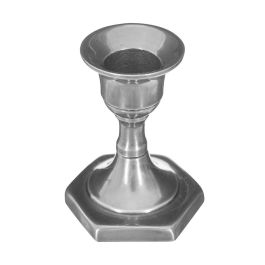Atmosphera Candelabro de metal plateado 8x6cm, aluminio/hierro, modelos surtidos