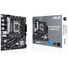 Asus 90MB1HA0-M0EAY0 Placa Base PRIME B760M-R D4 Intel B760 Socket LGA 1700 Micro ATX DDR4 PCIe 4.0 para Intel 12ª, 13ª y 14ª Gen