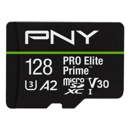 PNY PRO Elite Prime 128 GB MicroSDXC UHS-I Clase 10 U3 V30 A2, Lectura 200 MB/s, Escritura 150 MB/s Precio: 45.50000026. SKU: B1K97968PD