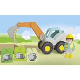 Playmobil 71684 Pala Excavadora Junior, juguete con brazo móvil para obras de construcción y bloques, edad recomendada +12 meses Playmobil 71684 Pala Excavadora Junior, juguete con brazo móvil para obras de construcción y bloques, edad recomendada +12 meses