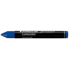 Cera Staedtler Para Marcar Azul Lumocolor Permanente Omnigraph 236 Caja De 12 Unidades