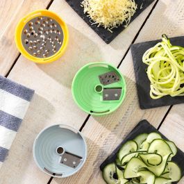 Cortador de Verduras en Espiral y Rallador con Recetas Vigizer InnovaGoods Cortador de Verduras en Espiral y Rallador con Recetas Vigizer InnovaGoods